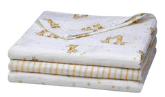 Little Me Giraffe print swaddle blanket by Baby Starters for cozy daily use