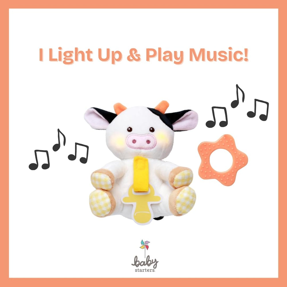 Baby Starters Magic Years pacifier loop keeps a standard pacifier handy.