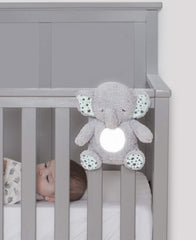 Baby Starters Soft Dreams Elephant with embroidered eyes offers safe, comforting design.