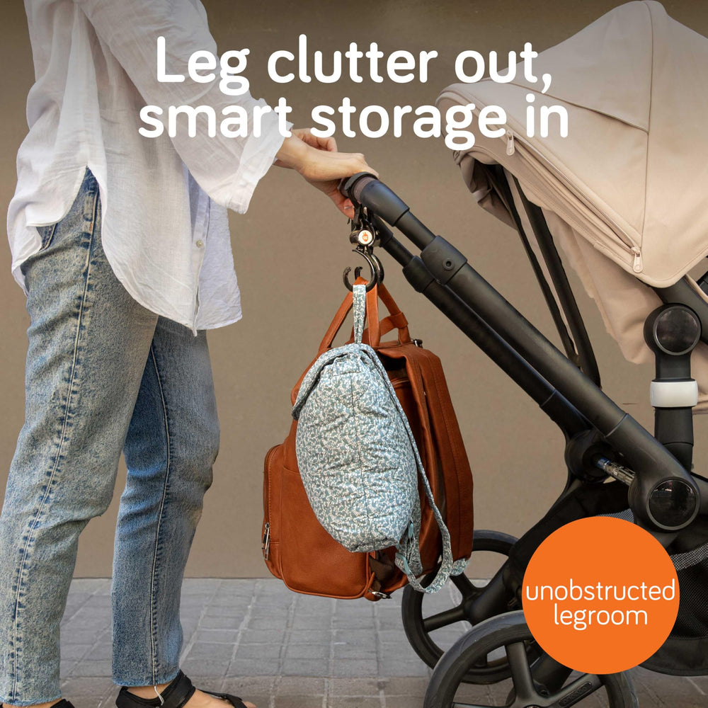Baby Uma stroller hooks are easy on ’n off, quick to attach and remove