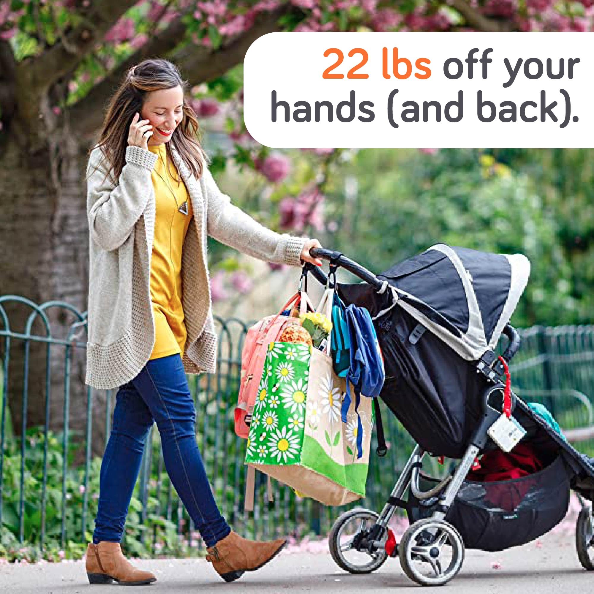 Baby Uma stroller hooks Universal compatibility fits most stroller handles