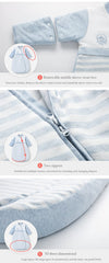 Babyah wearable blanket features double shoulder snaps for quick outfit changes