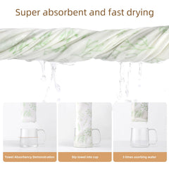 BabyAlly towel demonstrates high absorbency with dual-layer design.