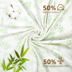 BabyAlly towel close-up shows soft cotton and bamboo blend for comfort.