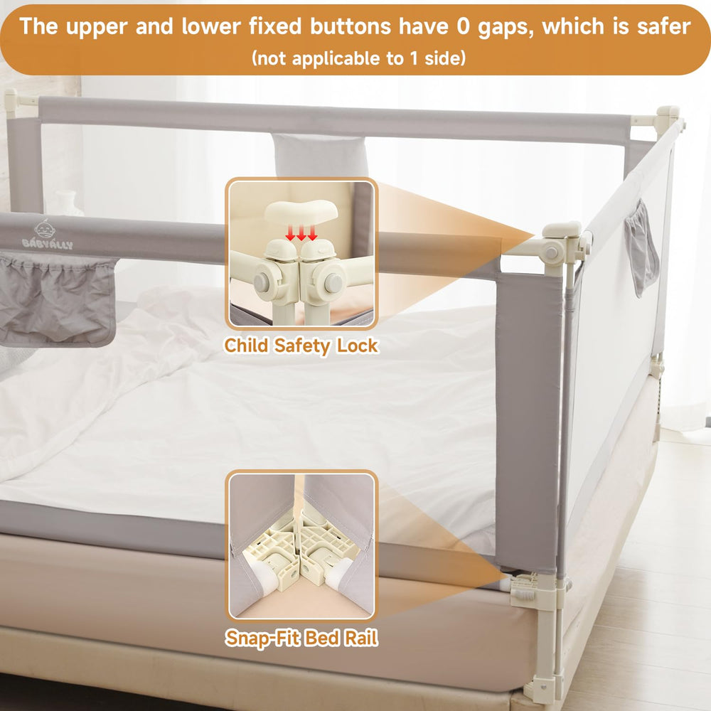 BabyAlly child lock lifting entry demonstrates easy access with safety lock