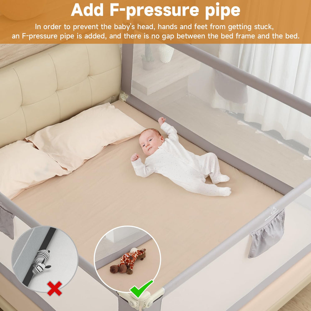 BabyAlly safe non toxic materials highlight fabric and steel components
