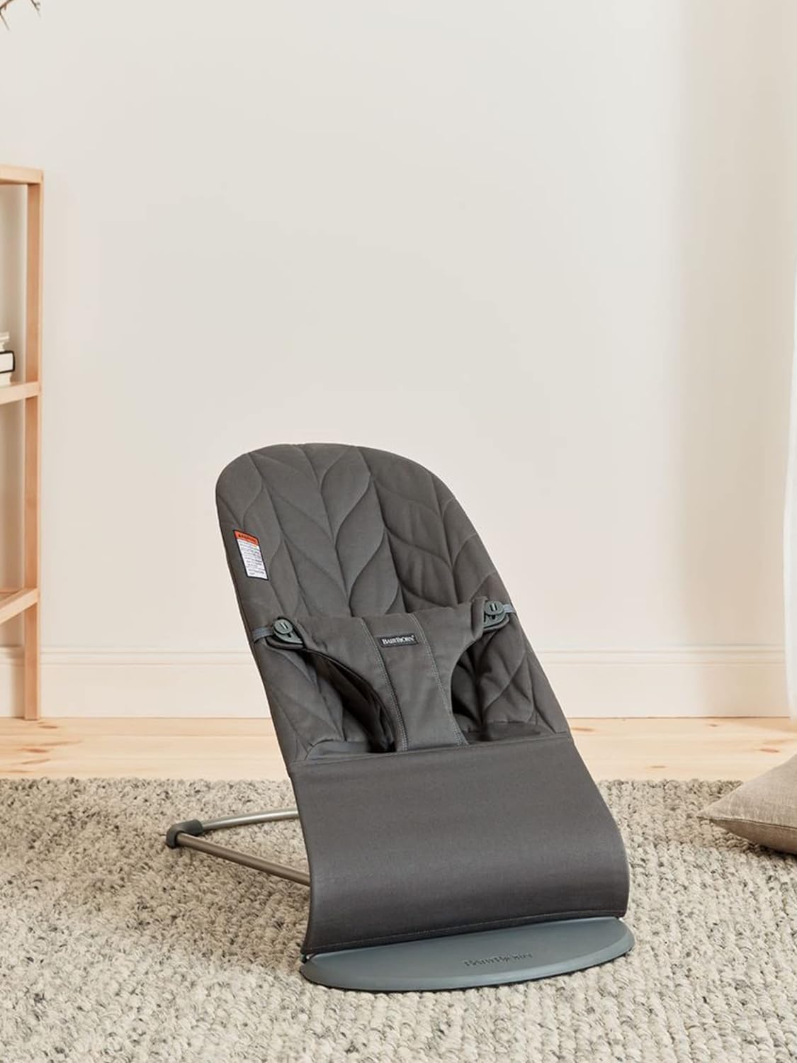 BabyBjörn Bouncer Bliss anthracite battery-free rocking without power