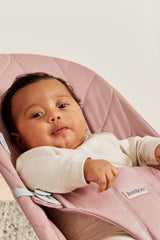 BabyBjörn Bouncer Bliss folded flat for storage and space saving.