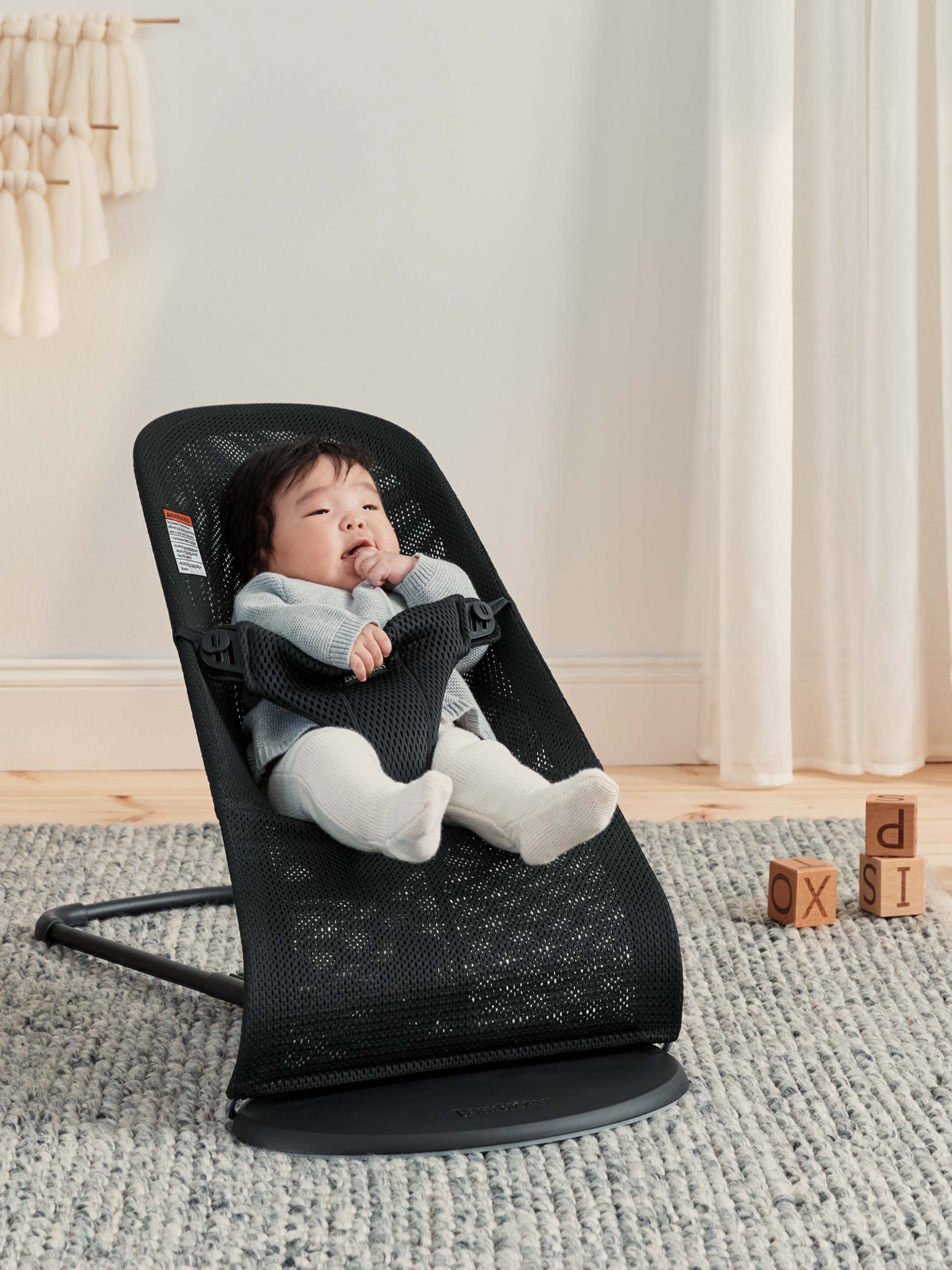 Bouncer Bliss laid flat for compact storage and easy transport.
