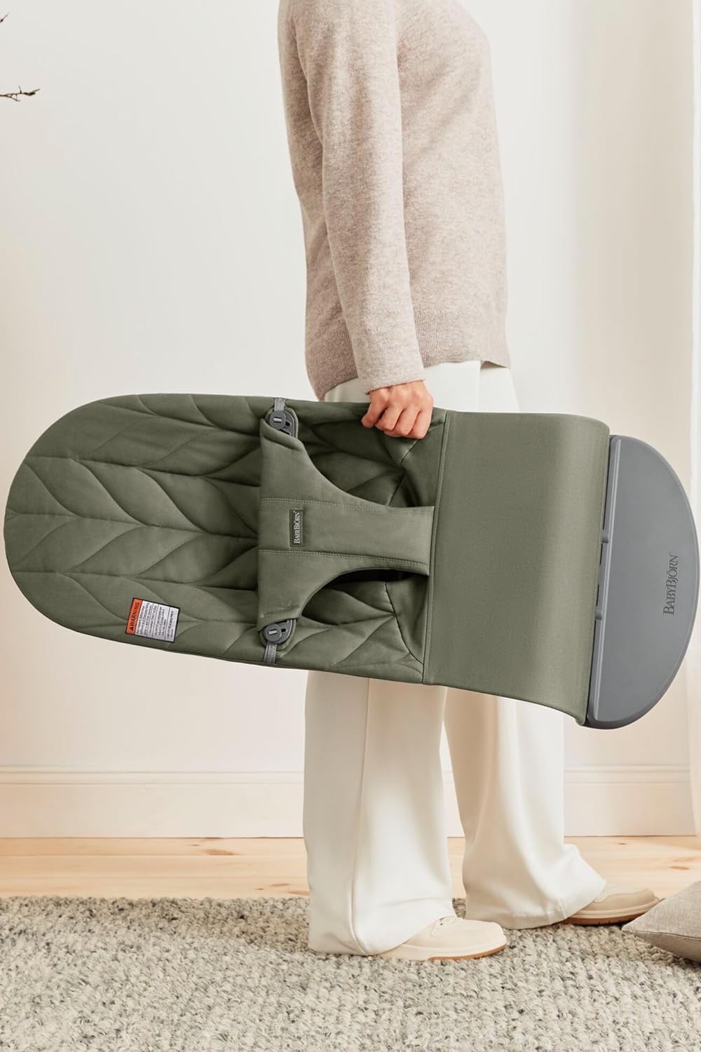 BabyBjörn Bouncer Bliss four-position adjustment for milestones.