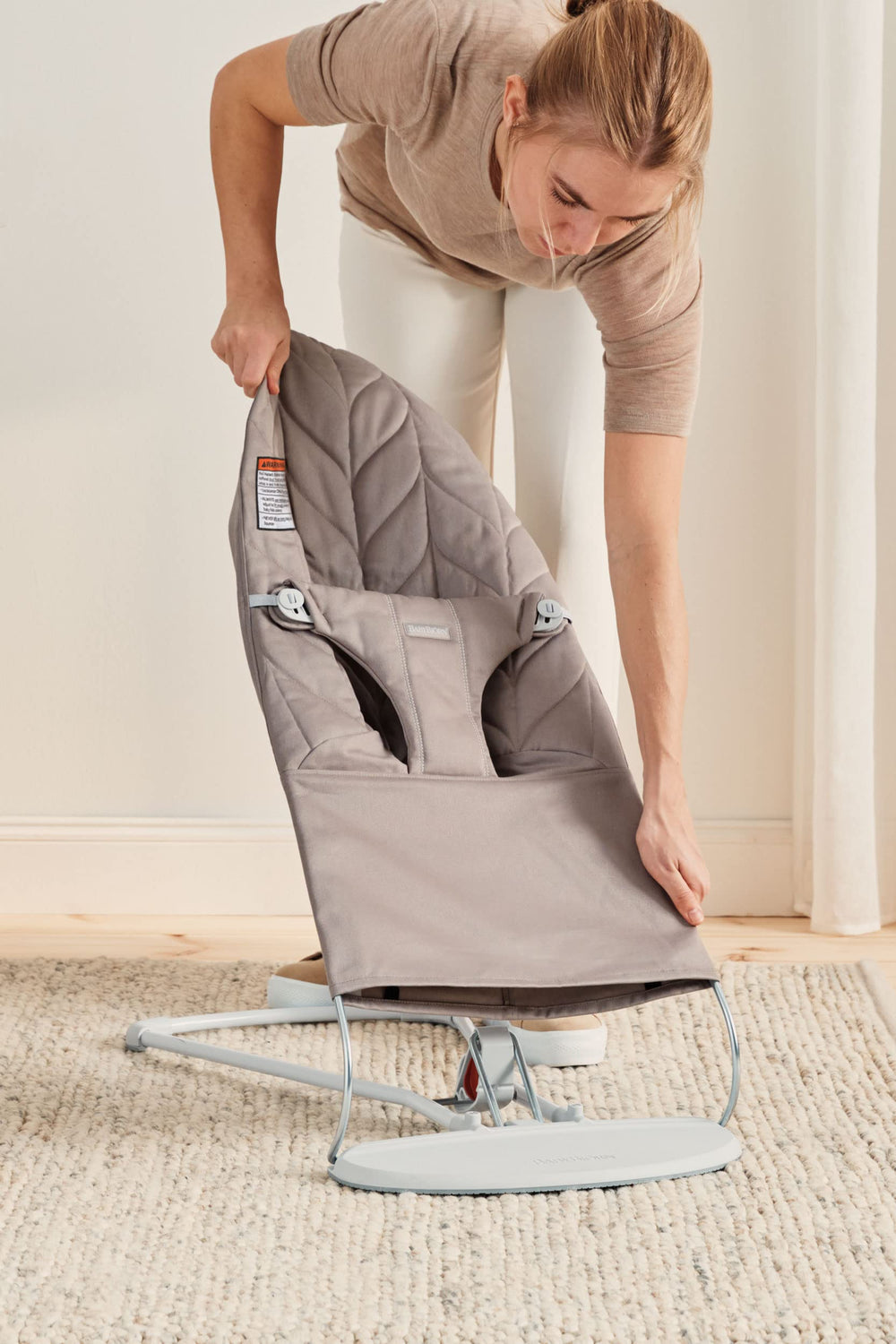 JPMA certified BabyBjörn Bouncer Bliss reflects trusted safety standards.
