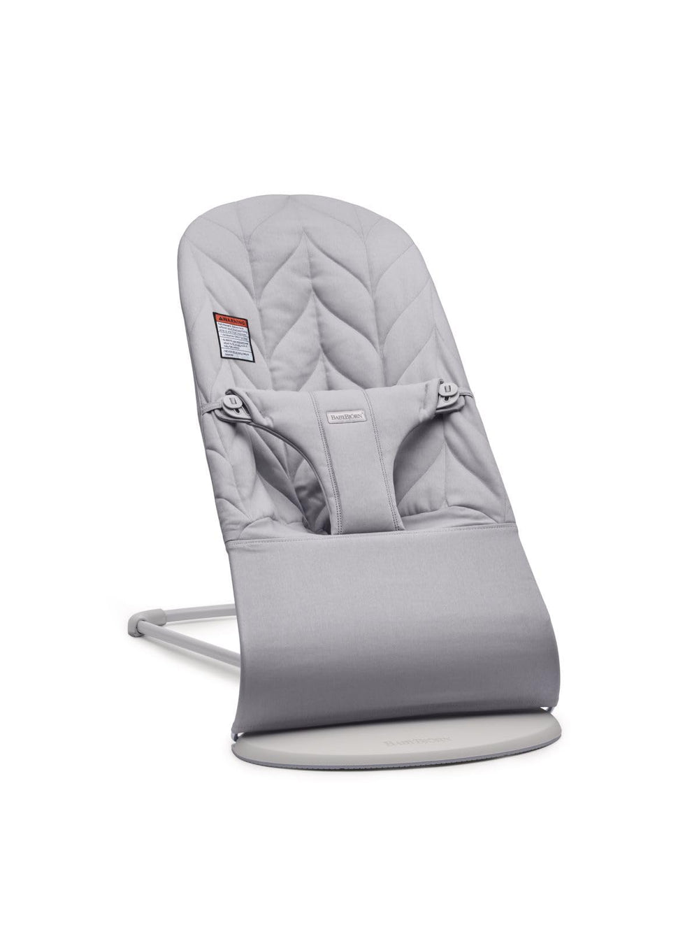 BabyBjörn Bouncer Bliss with light gray frame offering close, hands-free moments.