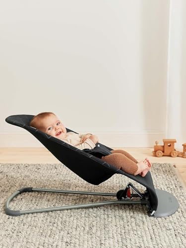 BabyBjörn Bouncer Bliss transforms from newborn bouncer to toddler chair.