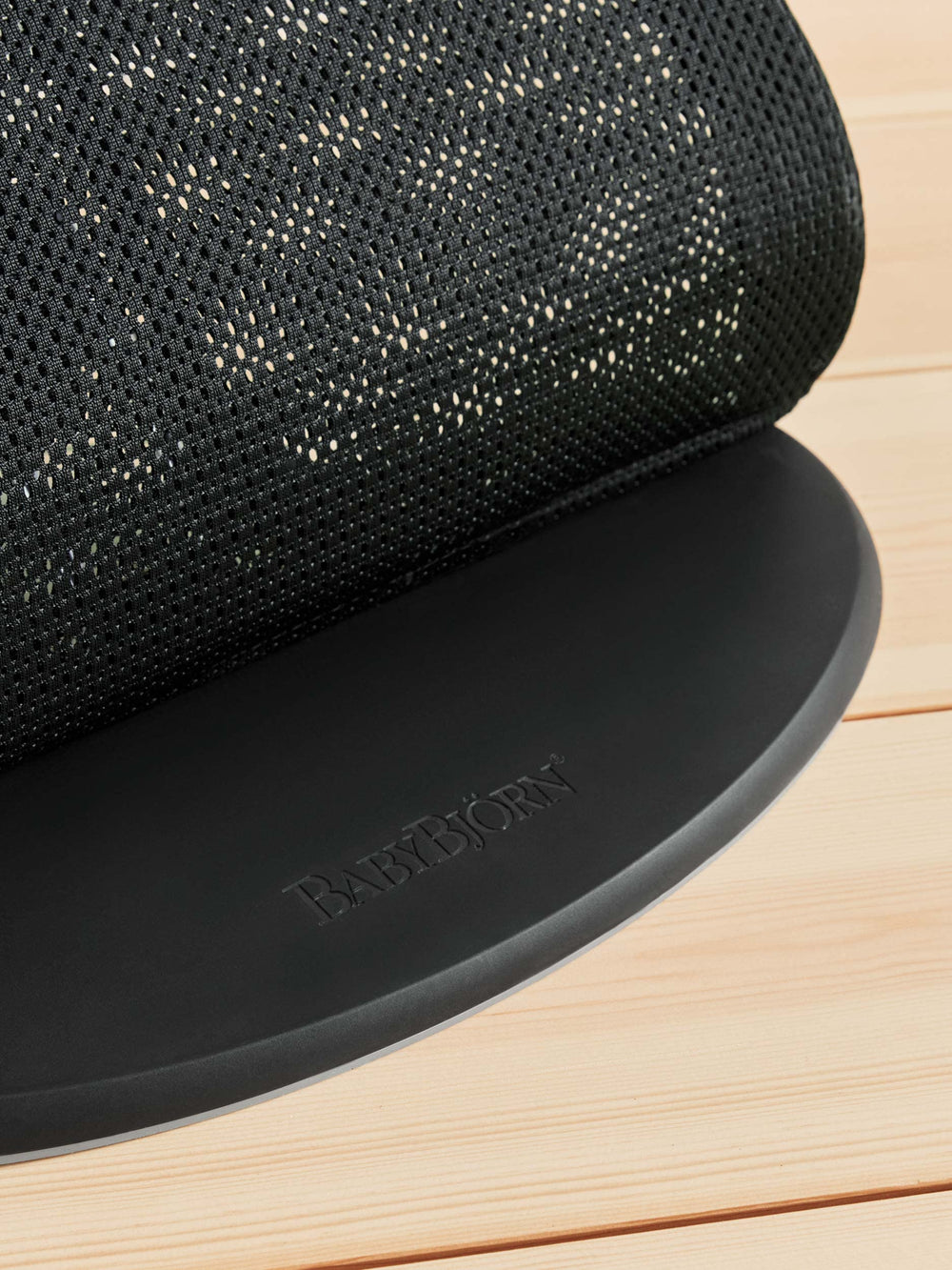 No infant insert needed with BabyBjörn Bouncer Bliss setup.