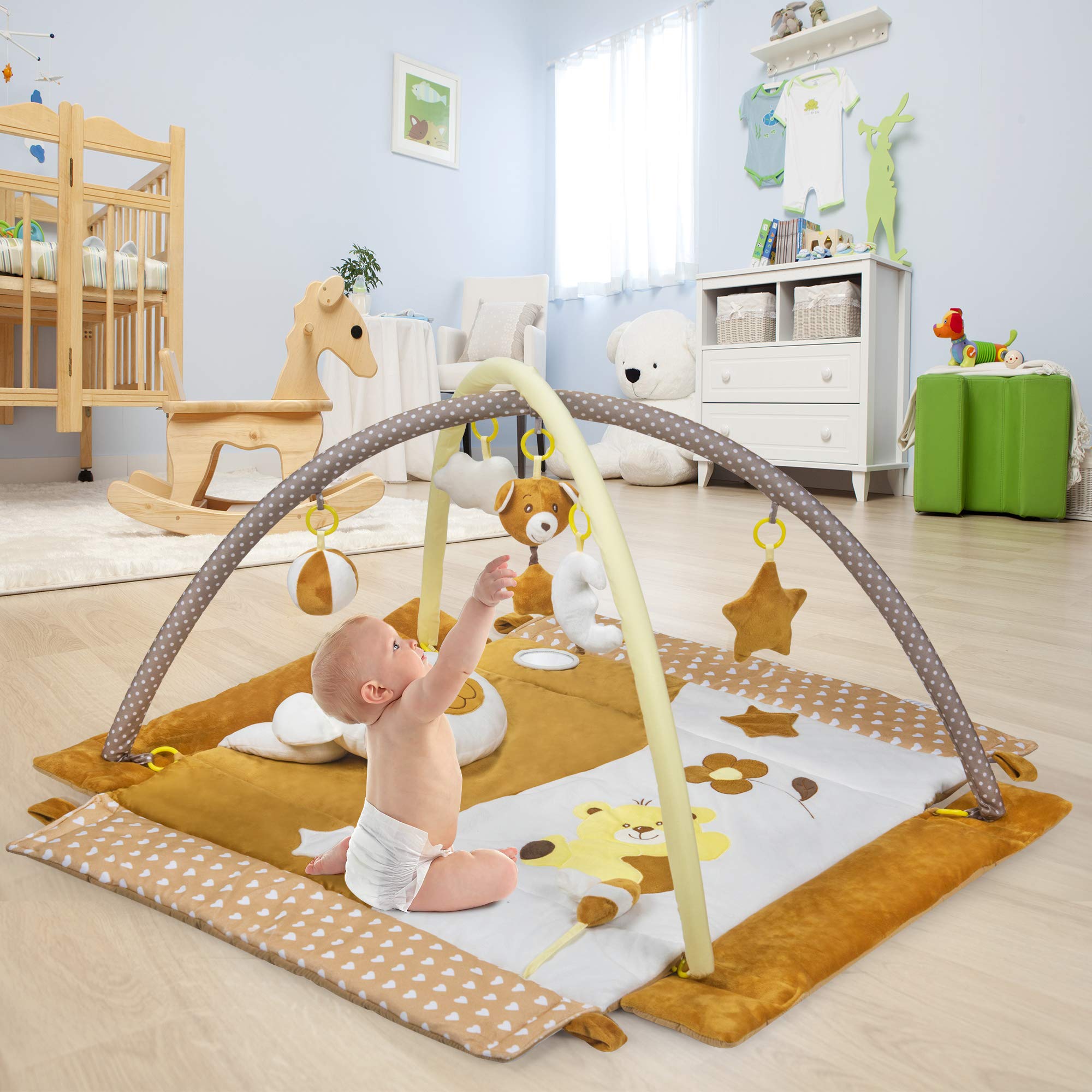 BabyBless foldable design with travel bag enables quick storage and easy trips.