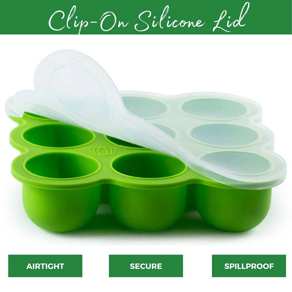 Versatile BABY BLISS tray for purees, fruits, and vegetables.