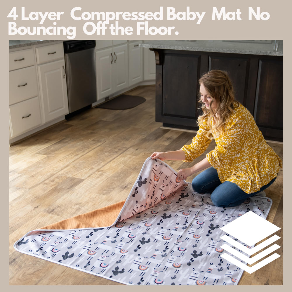 BABYBOET Splat Mat anti-fray stitching for long-lasting use
