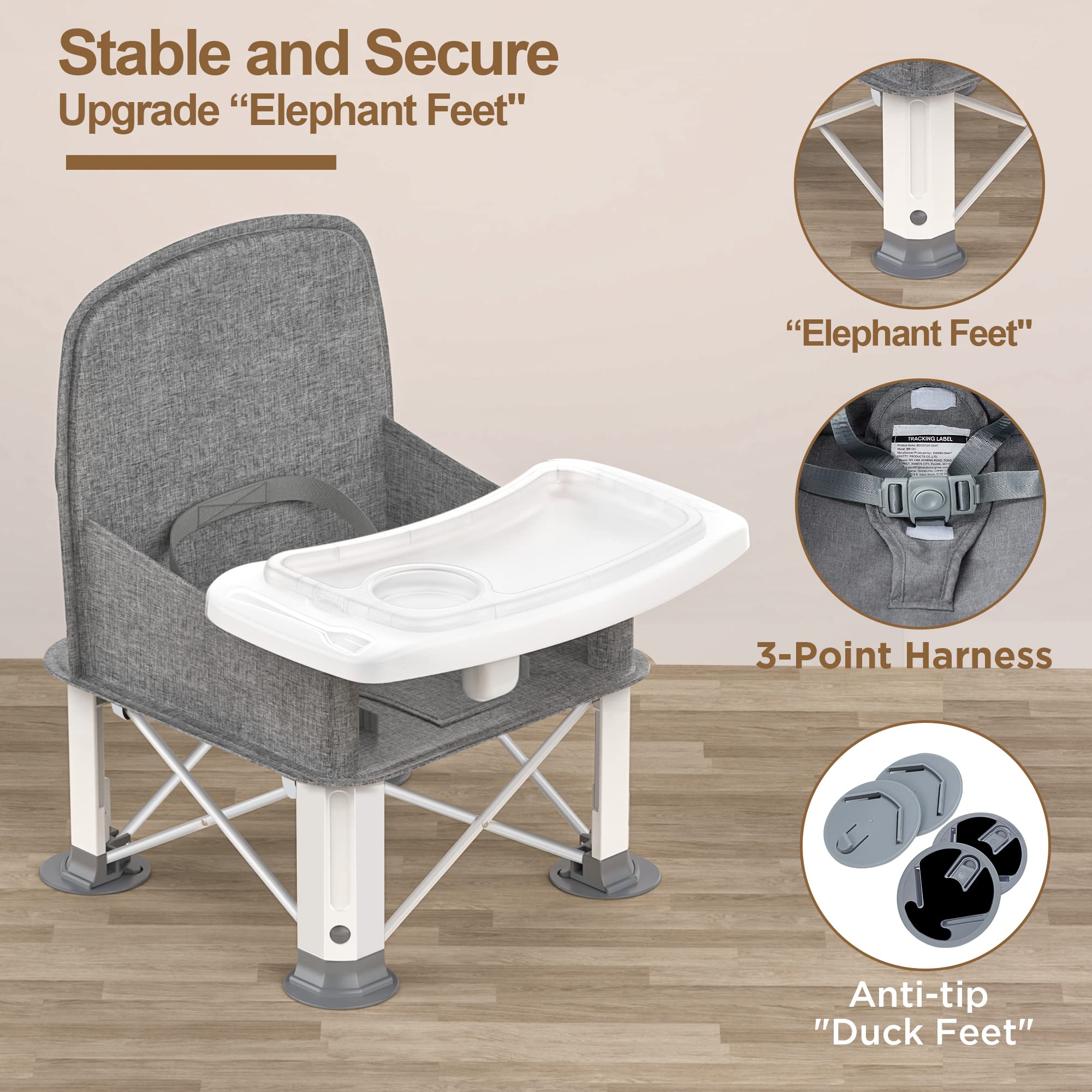 Carrying bag for BabyBond booster seat during trips
