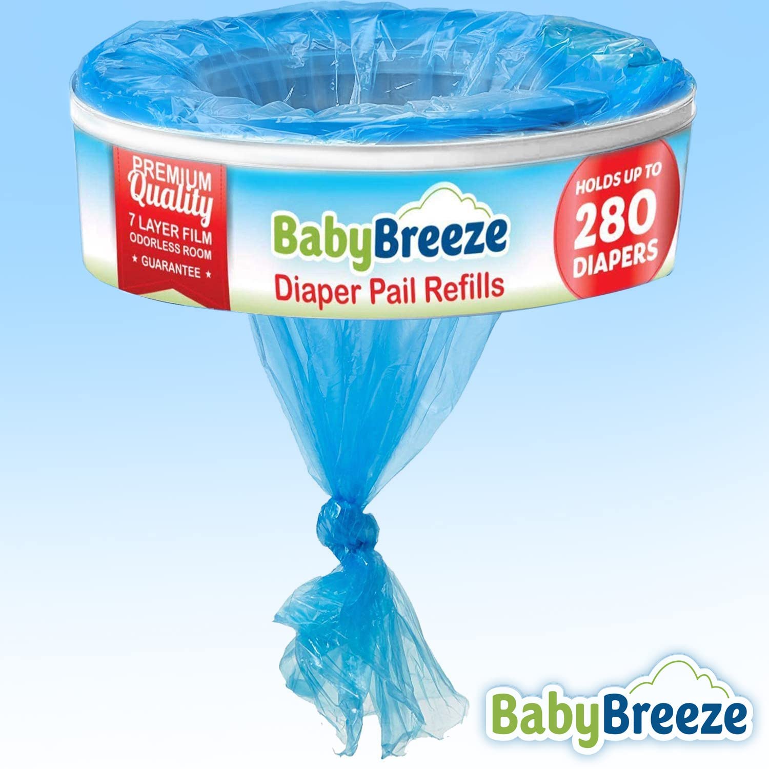 BabyBreeze eco-friendly packaging helps reduce waste