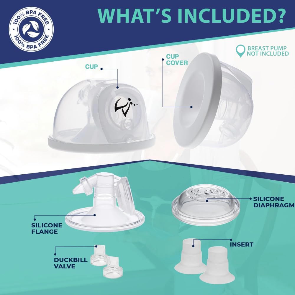 22-24 mm flange fit on BabyBuddha Express Cups Plus for comfort.