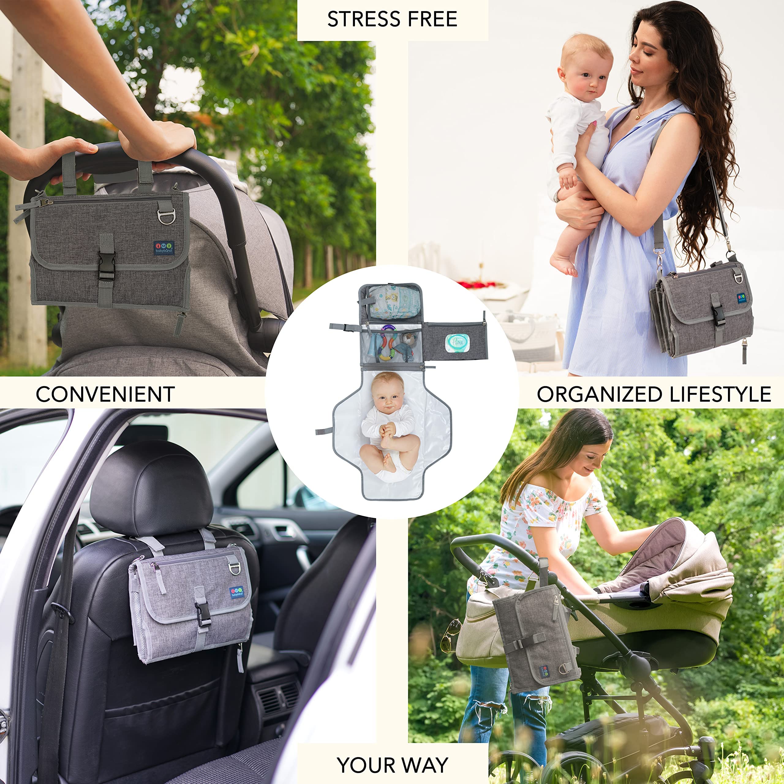 Babybund reinforced zippers and buckles ensure durable, reliable use.