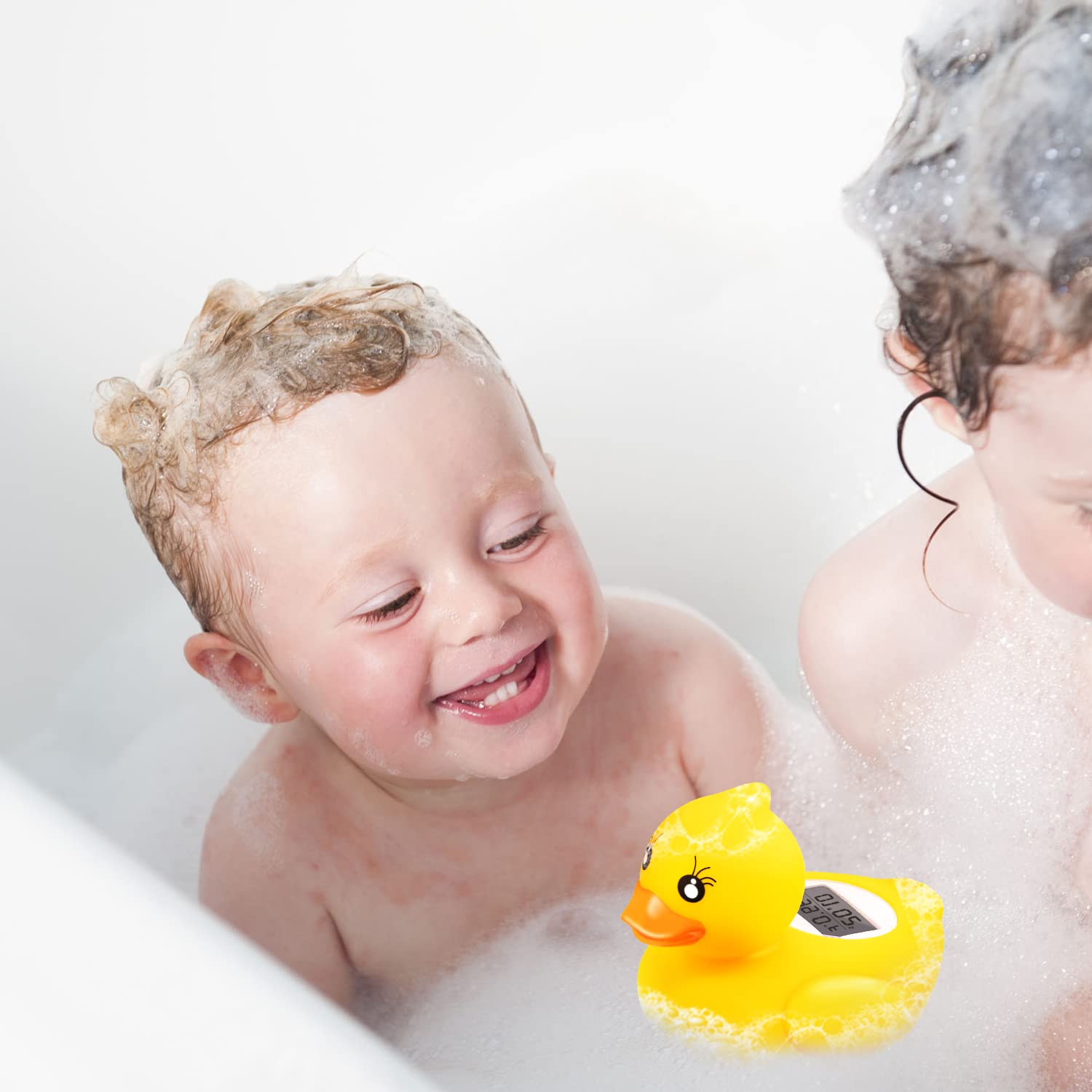 BabyElf room temperature display helps monitor nursery ambiance.