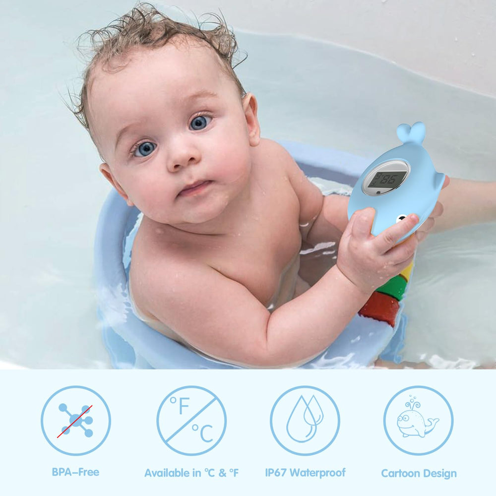 User-friendly switch lets you toggle between Fahrenheit and Celsius readings.