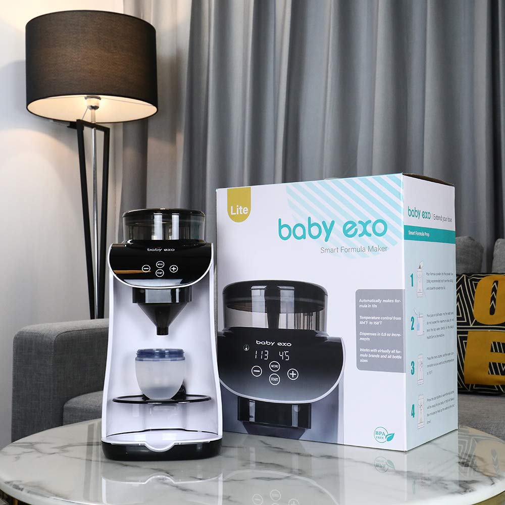 BabyEXO compatible with common baby bottles for convenient home feeding routines