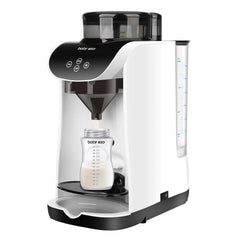 BabyEXO formula milk dispenser front view showing automated blending for smoother feeds