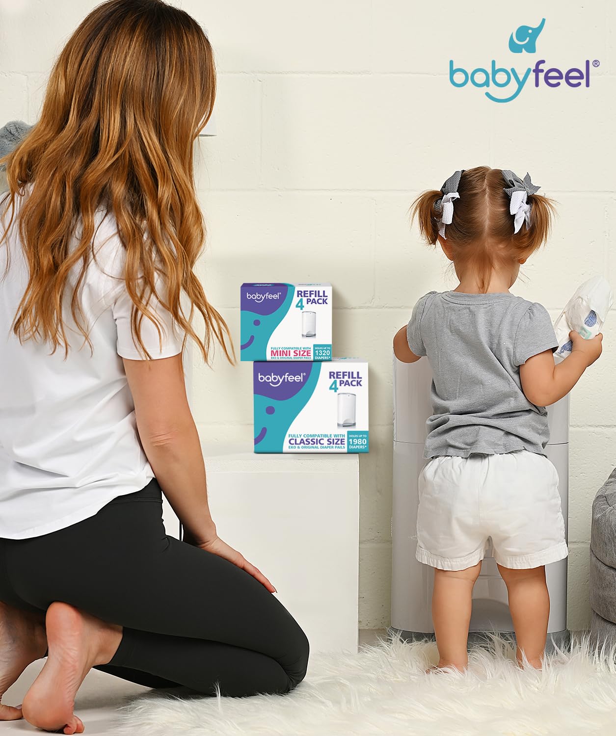 Babyfeel durable bags protect contents and simplify cleanup