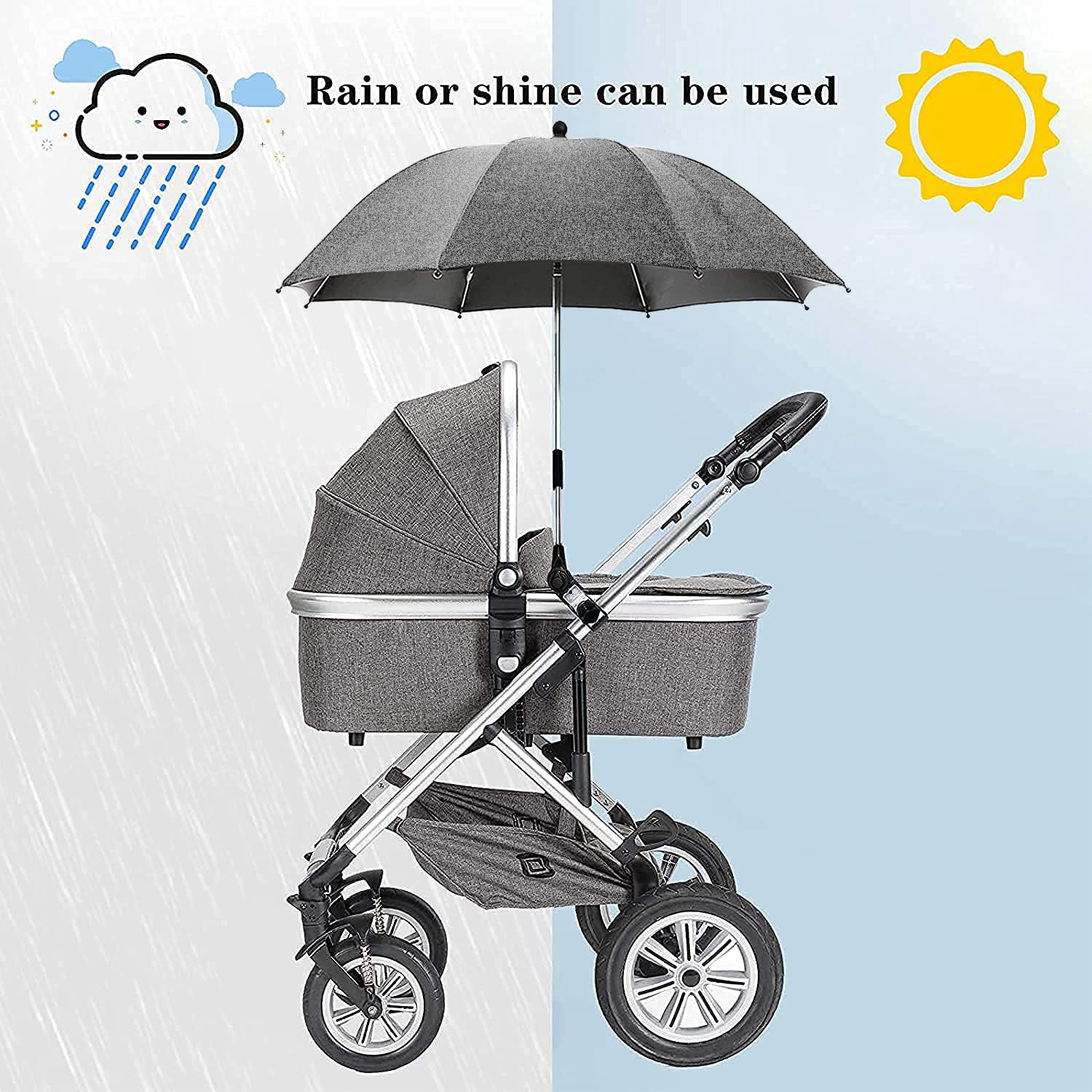 Babyfond foldable compact design for travel and storage.