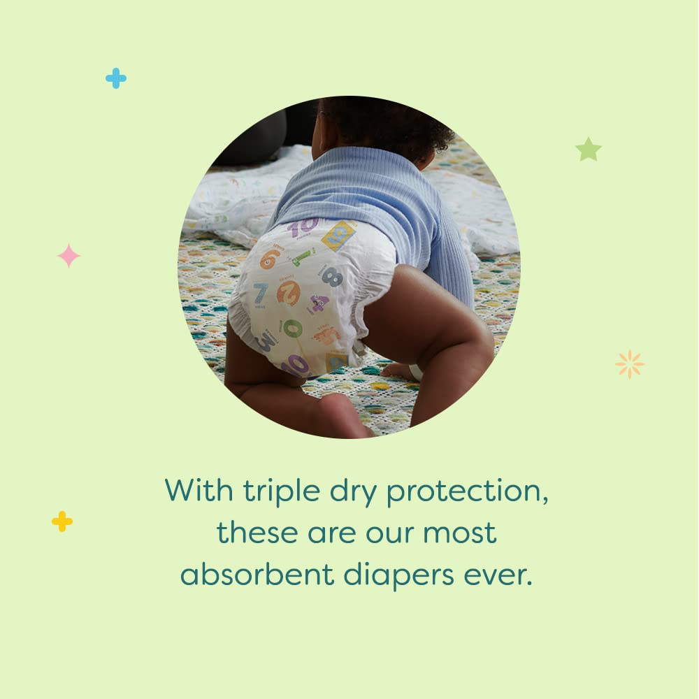 BabyGanics Size 1 diaper unscented design to minimize irritants