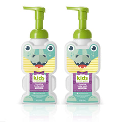BabyGanics Berry Berry foaming body wash bottle pour for tear-free bath time