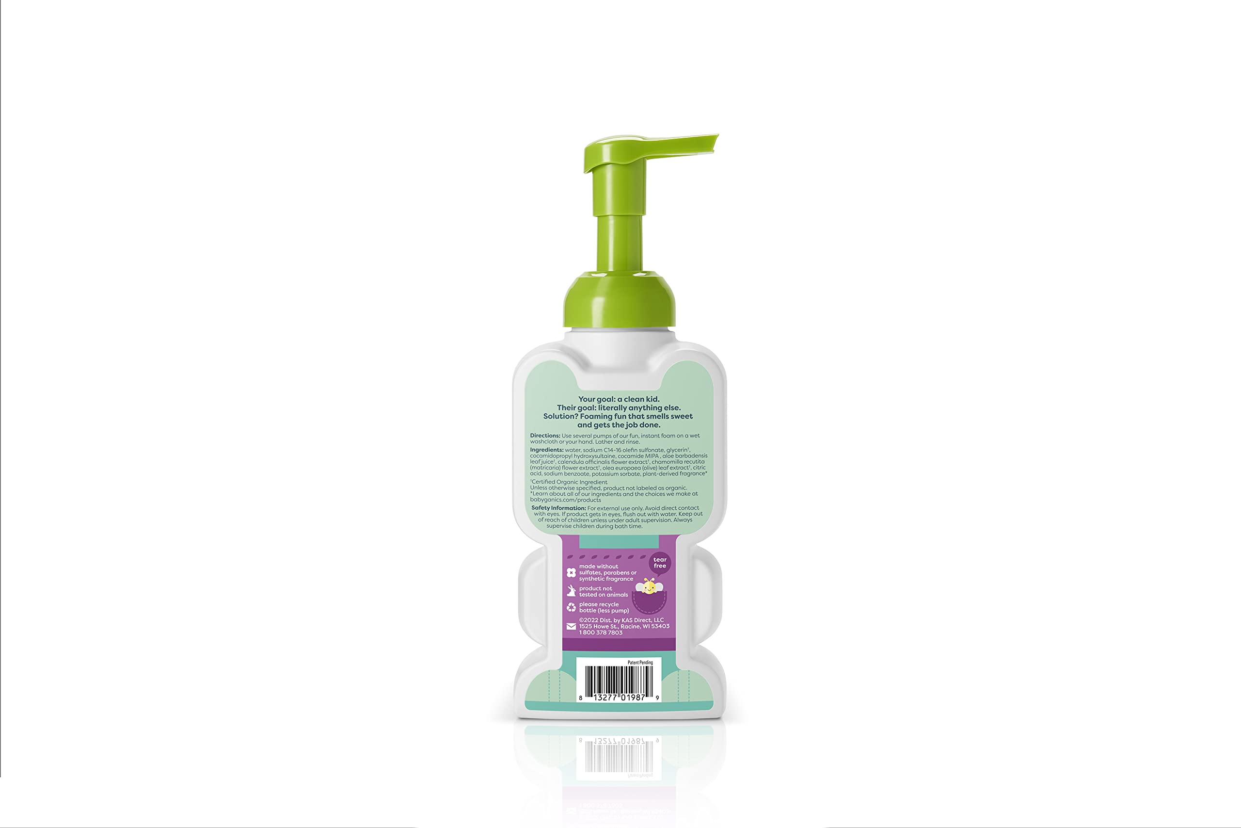 Berry Berry bubbles show rich lather for kids during bath