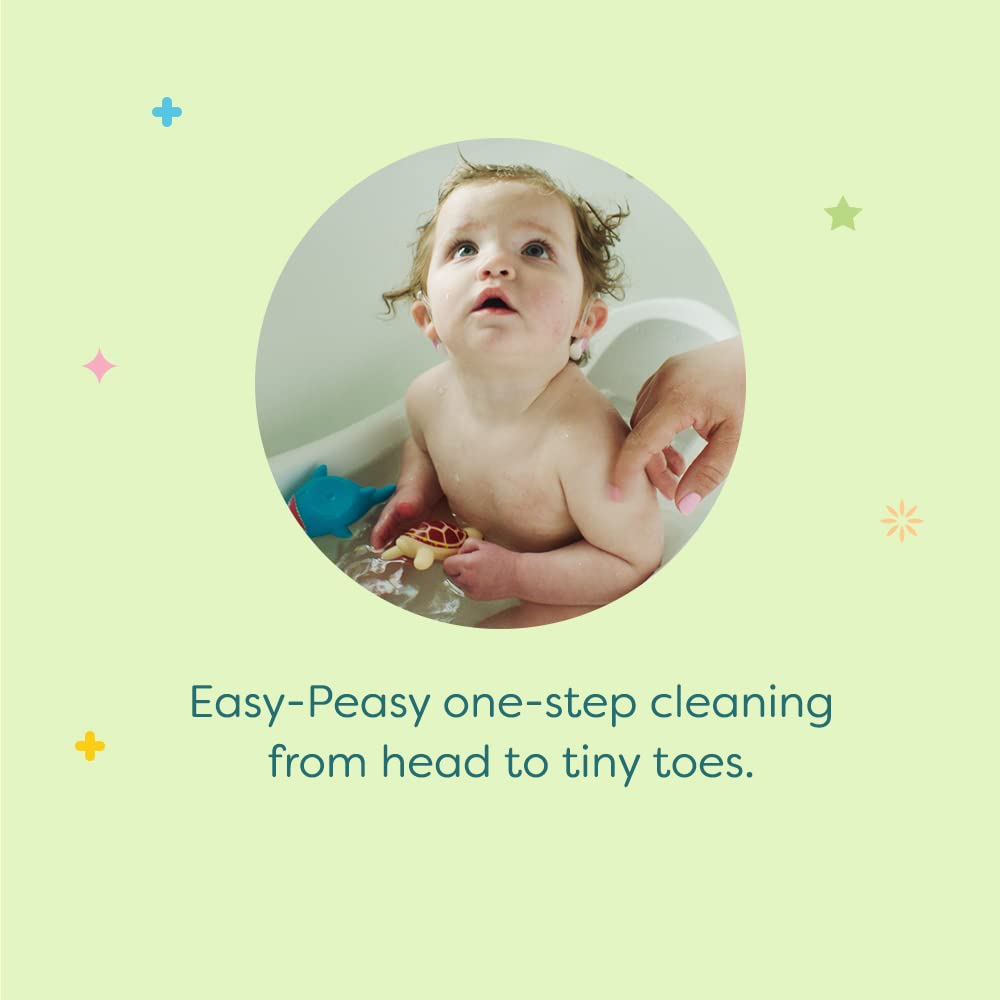 Pour spout on Babyganics refill packaging makes refilling easy and mess-free