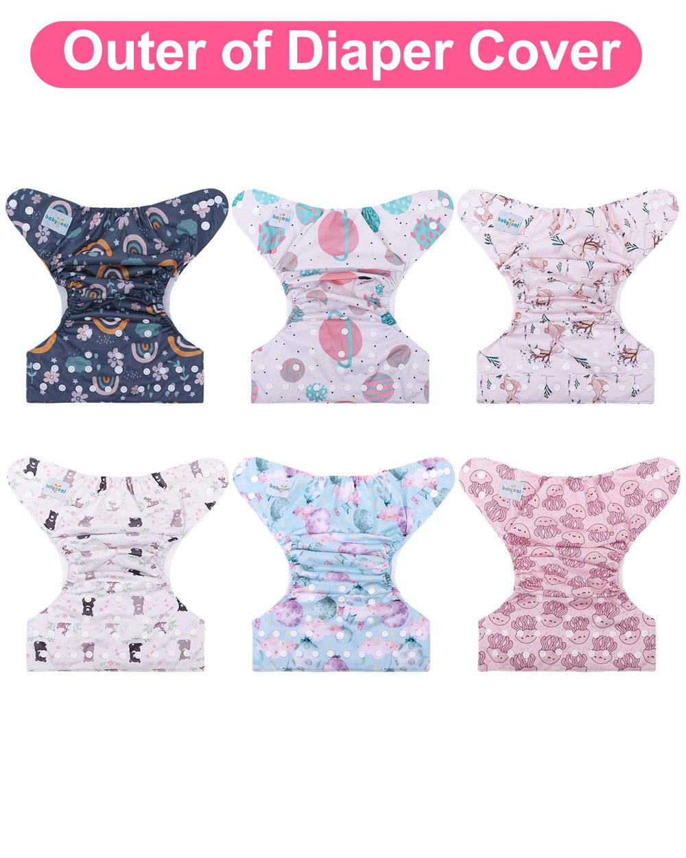 Babygoal 6-pack with wet bag helps organize diaper routine.