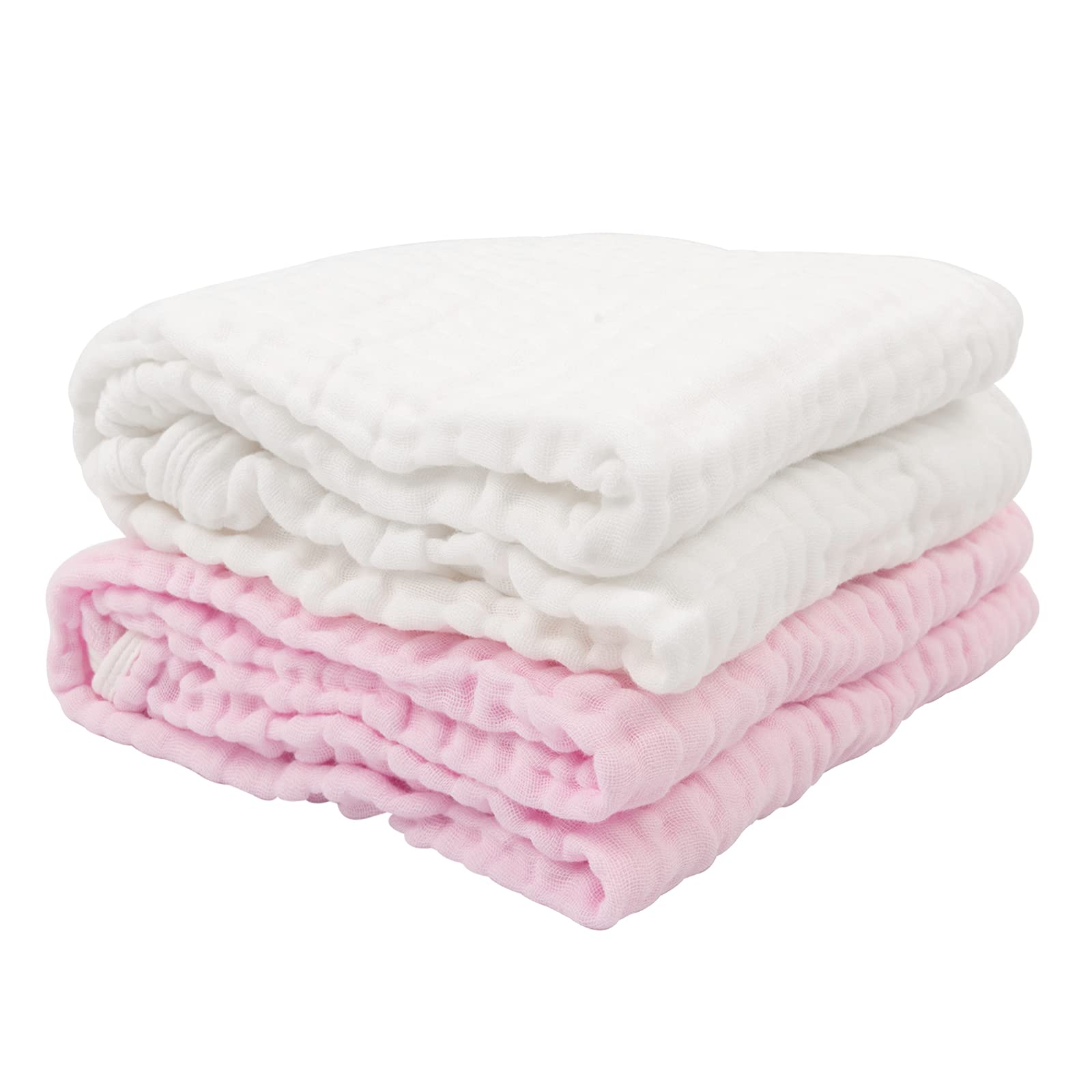 Babygoal hooded bath towel close-up showing soft muslin fabric for delicate skin.