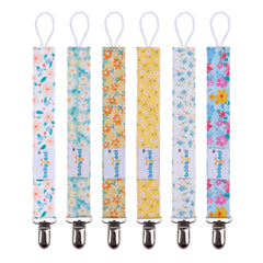 babygoal pacifier clips with colorful designs keep pacifiers secure and accessible