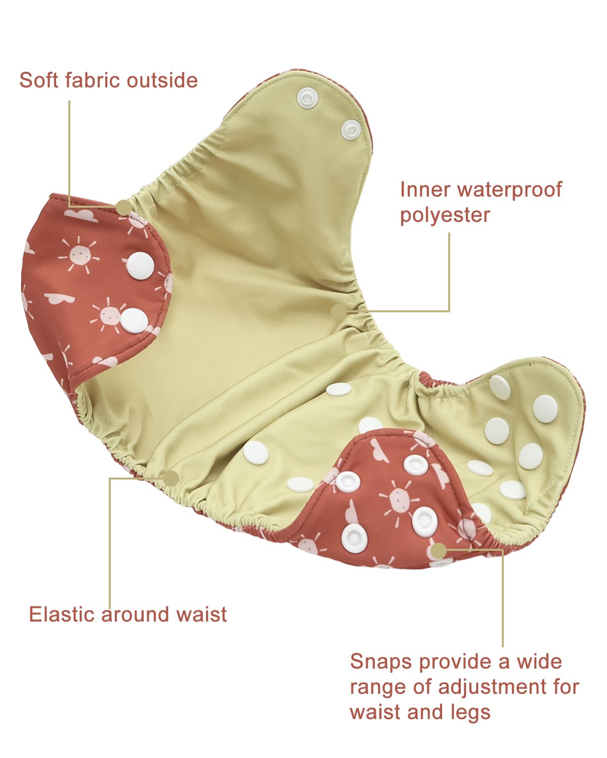 babygoal multi-use shell suitable for cloth, training pants, or swim diapers