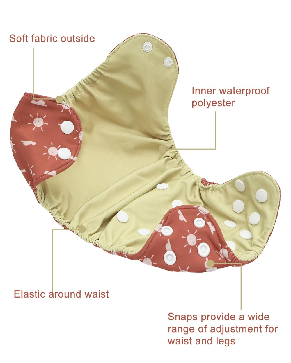 babygoal multi-use shell suitable for cloth, training pants, or swim diapers
