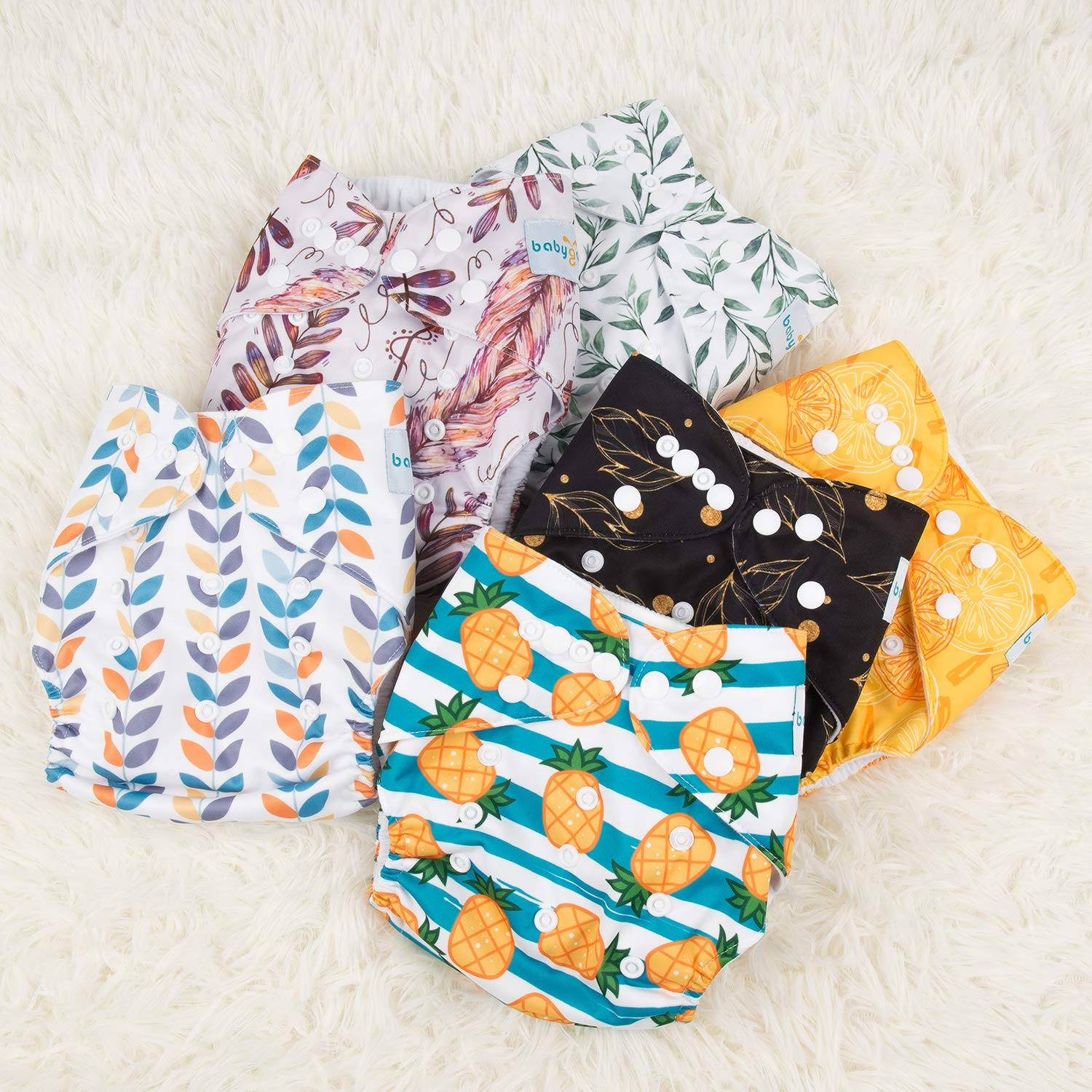Babygoal bamboo inserts offer four-layer absorbency for nap times