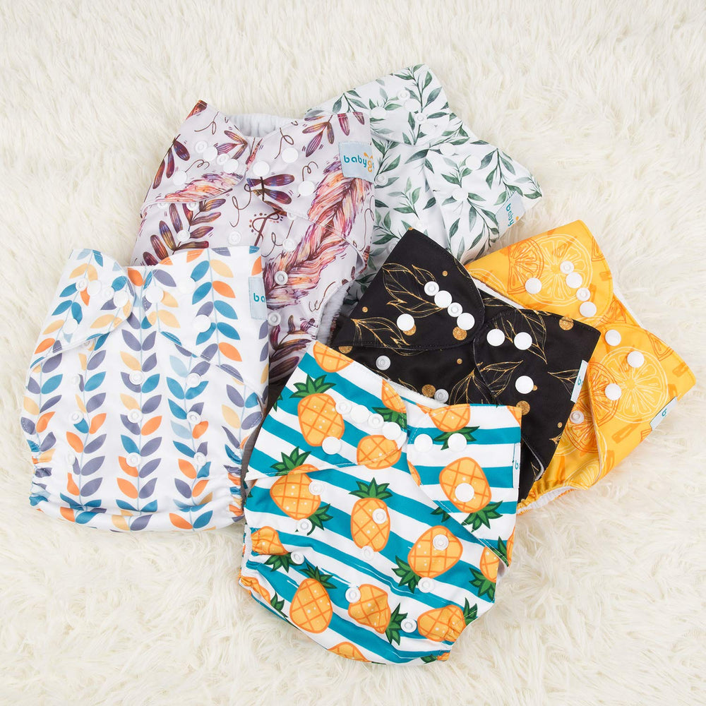Babygoal bamboo inserts offer four-layer absorbency for nap times