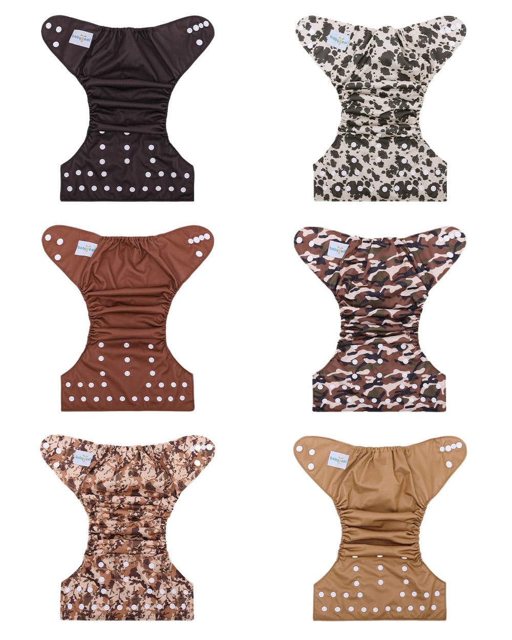 babygoal bamboo inserts 6pcs close-up highlighting ultra-soft comfort