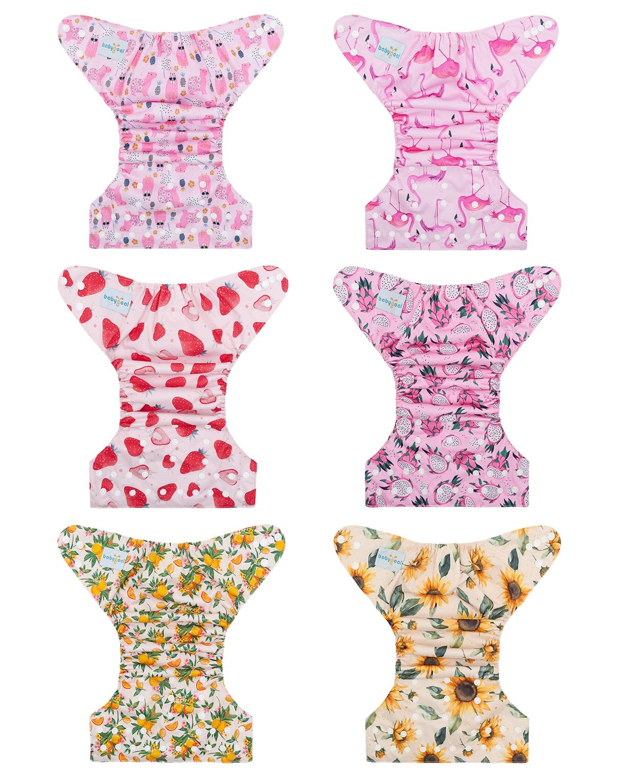 Babygoal rayon bamboo inserts provide a soft feel and high absorbency
