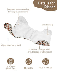 Babygoal bamboo inserts are ultra-soft and highly absorbent.