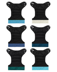 Babygoal charcoal inserts six-pack closeup highlighting absorbent core and easy replacement.