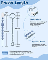 babygoal Clip 6PSGJ05 attachment point for bottles, toys, or pacifiers.