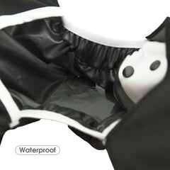 Babygoal cover close-up reveals double gusset detail for leak protection