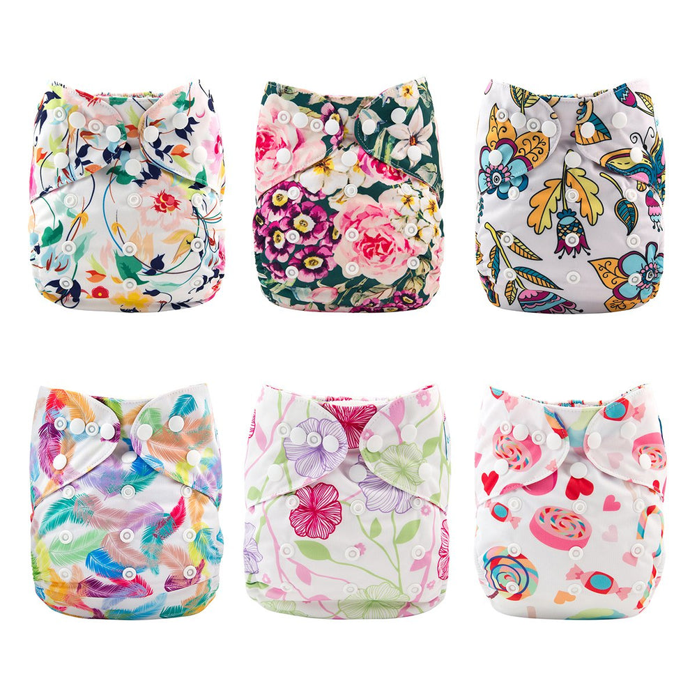 Babygoal cloth diaper cover with adjustable snaps offers a customizable fit