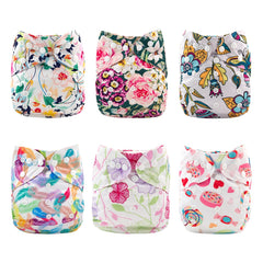 Babygoal cloth diaper cover with adjustable snaps offers a customizable fit